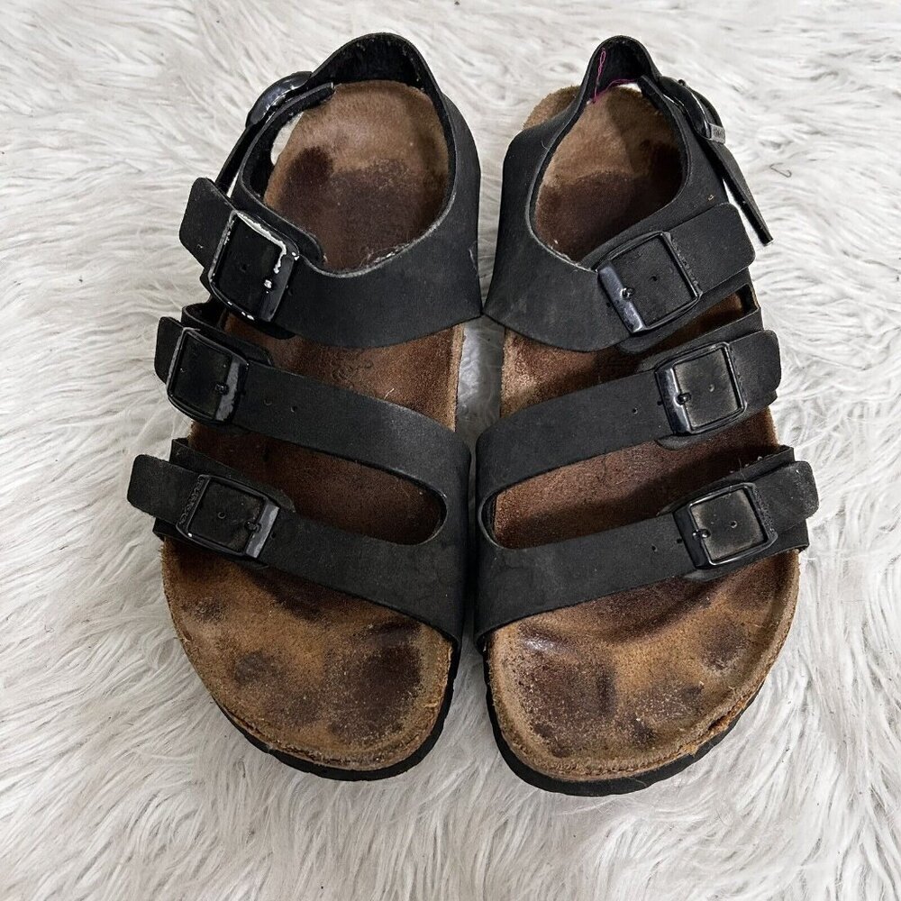 Birkenstock Birki's‎ Canberra Ellice Triple Strap Sandal Shoes Black EU 37 US 6